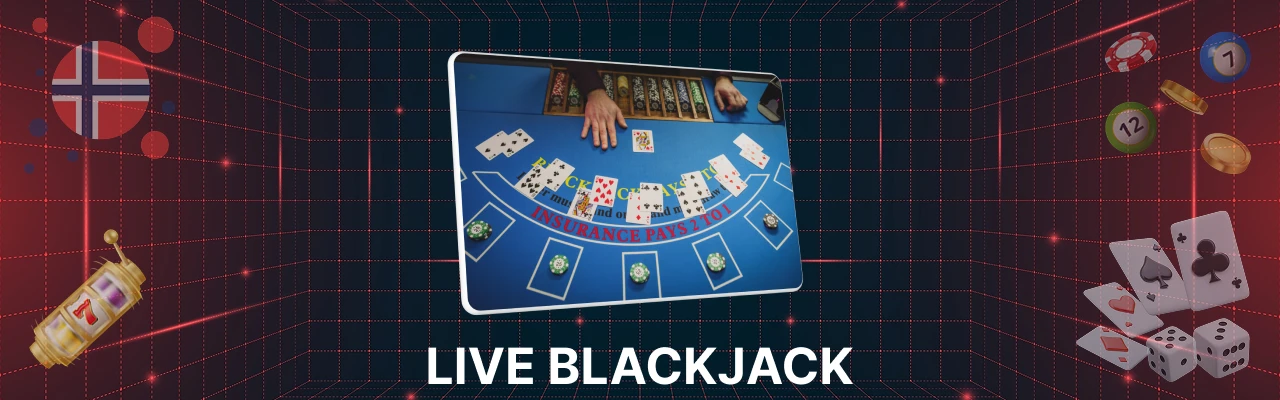 Live blackjack i norge