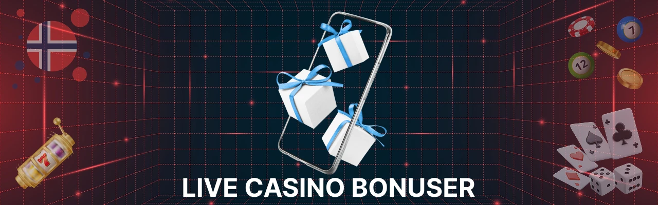Live casino bonuser