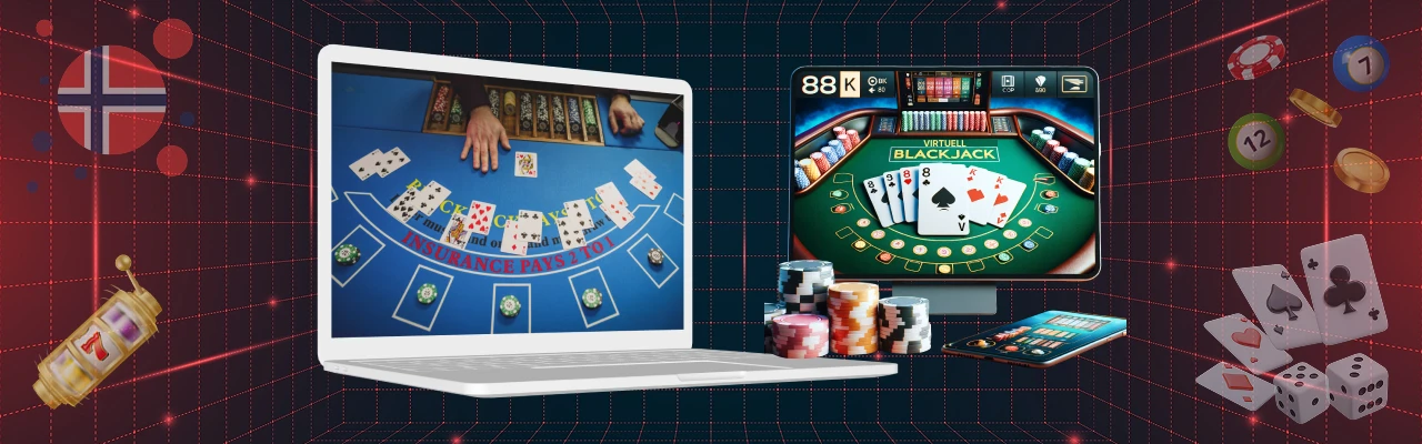 Live dealer blackjack vs virtuell blackjack