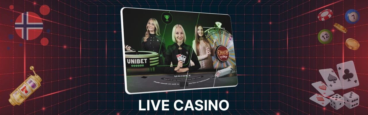 Live casino hos unibet