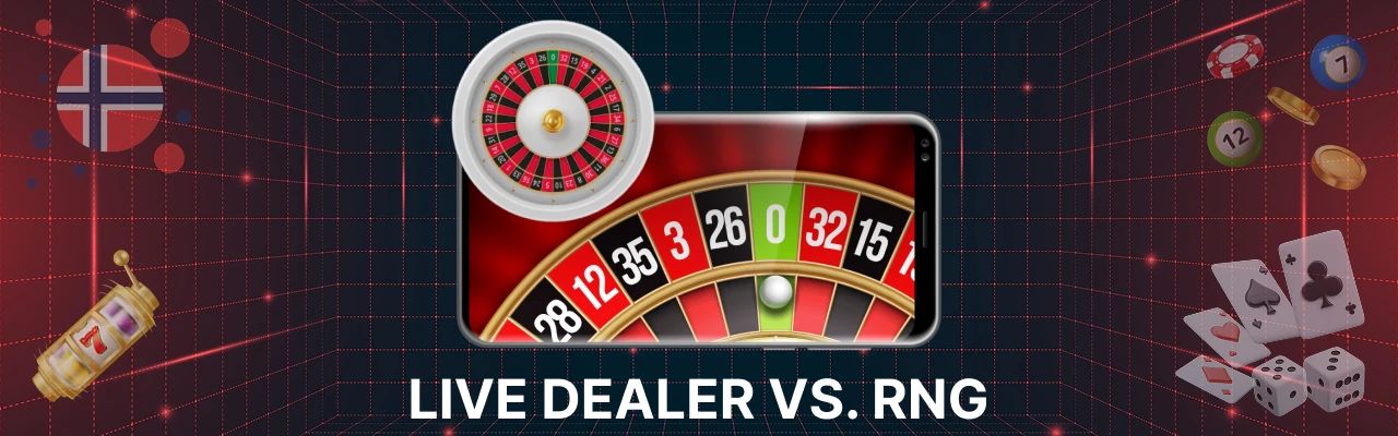 Roulette live dealer vs rng virtuell