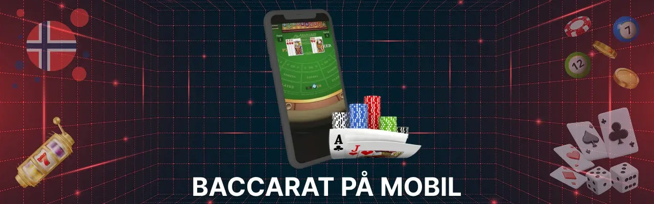 Spill baccarat på mobil