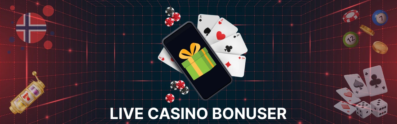 Bet live casino bonuser