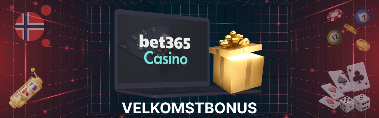 Velkomstbonus hos bet365 casino