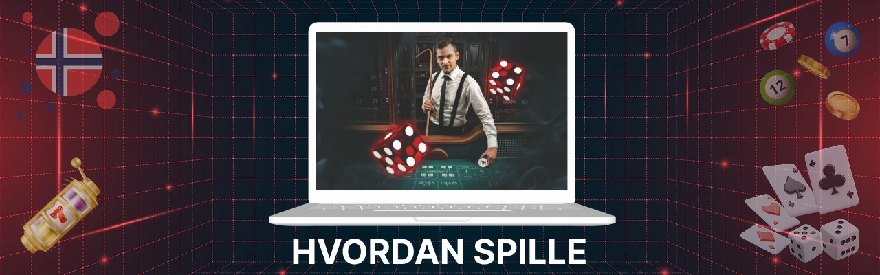 Spille craps på nett
