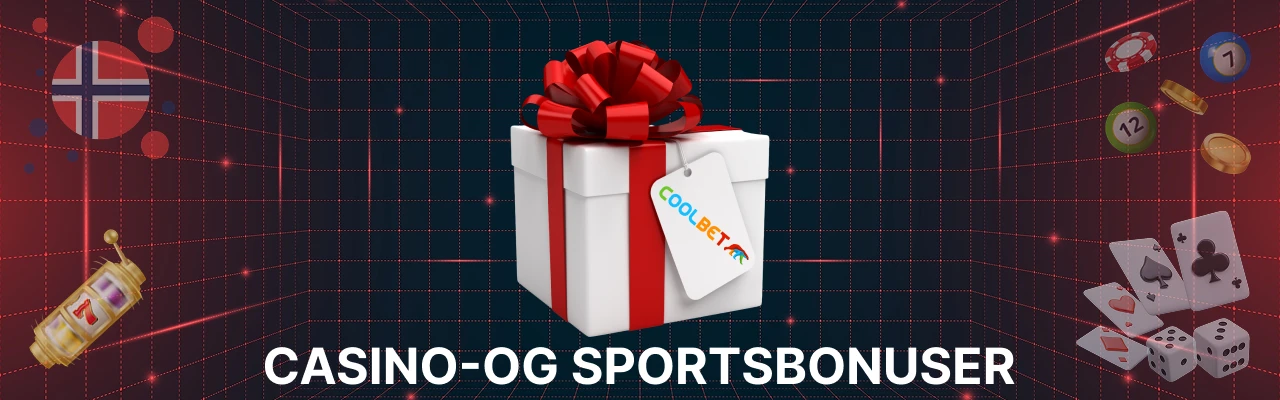Casino og sportsbonuser på coolbet