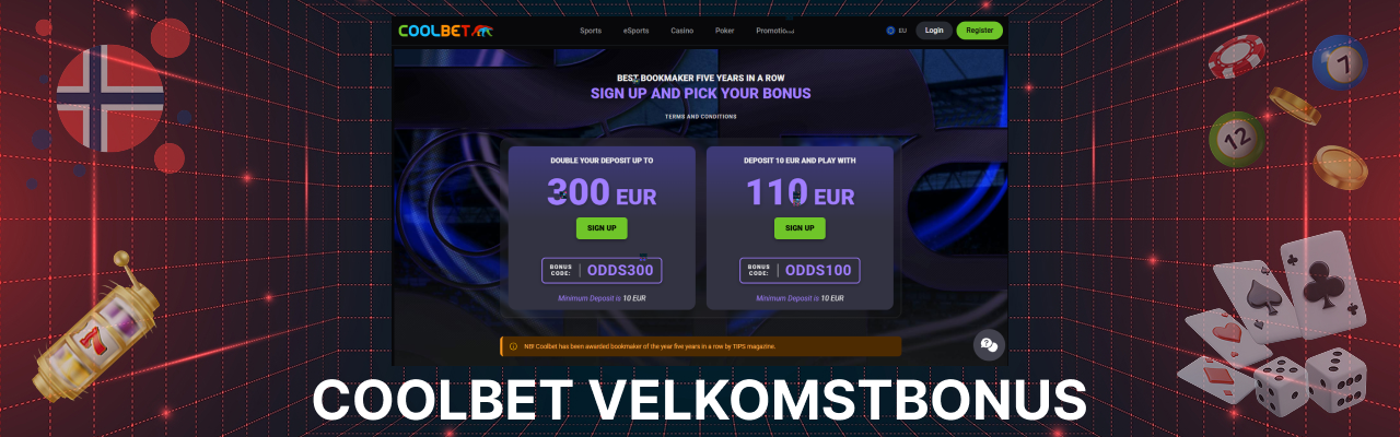 Coolbet velkomstbonus