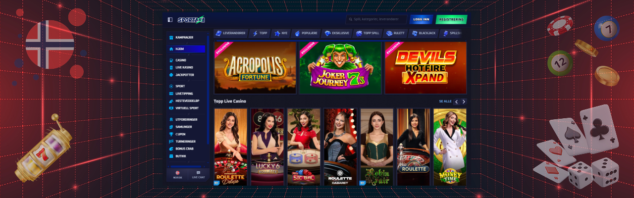 Sportaza casinospill