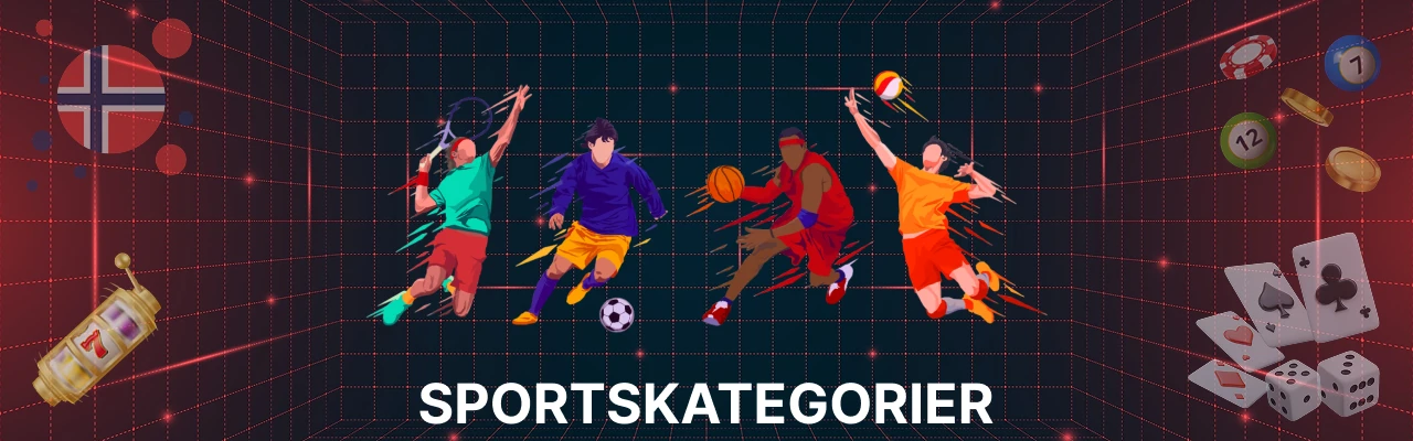 Sportskategorier på comeon odds