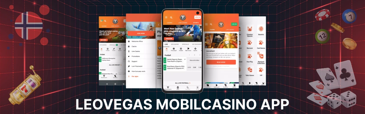 Leovegas mobilcasino app i norge