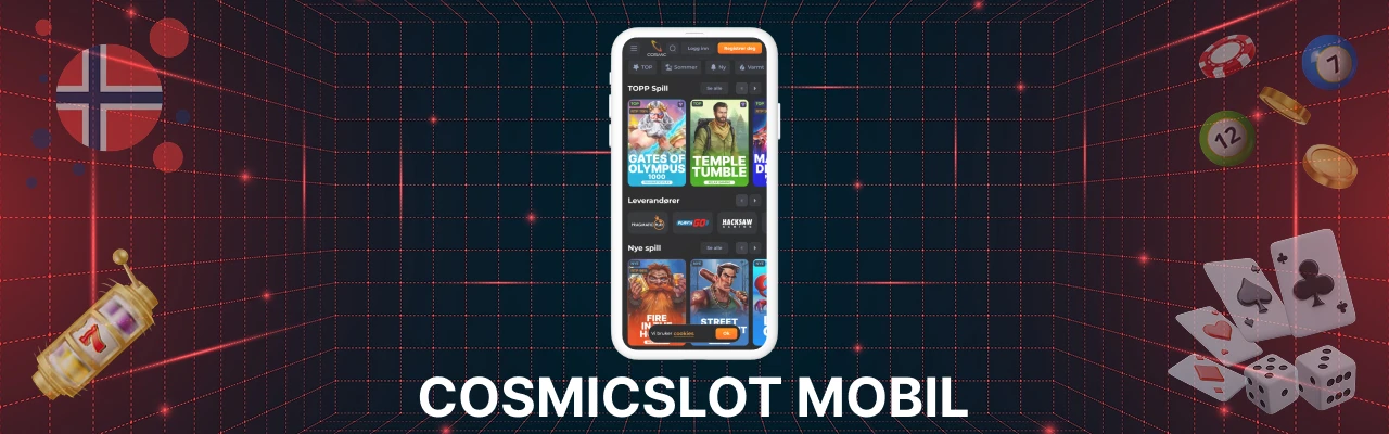 Cosmicslot casino på mobil