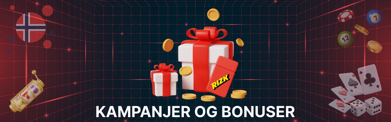 Kampanjer og bonuser hos rizk casino