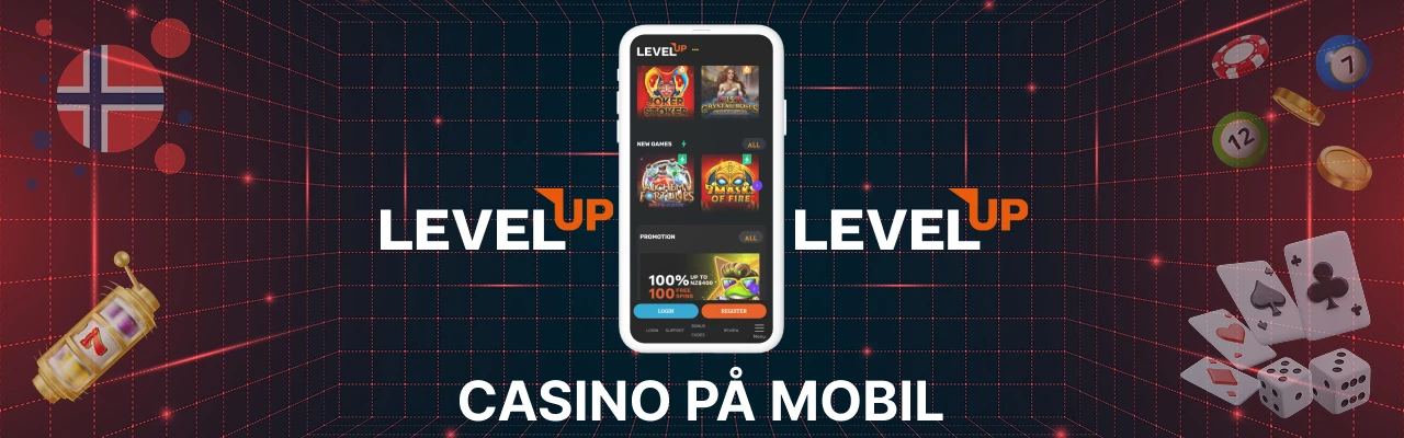 Levelup casino på mobil