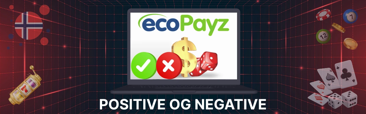 Positive og negative ved ecopayz