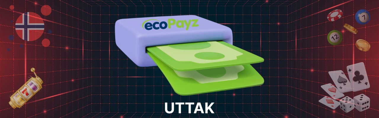 Uttak fra ecopayz til din norske bankkonto