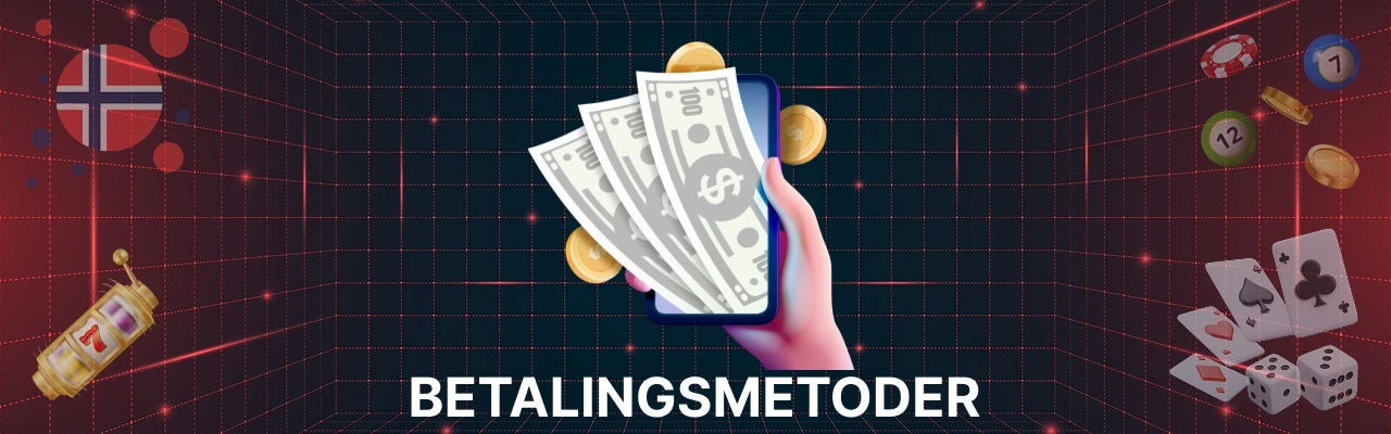 Betalingsmetoder på mobil casino