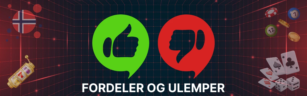 Fordeler og ulemper ved kryptovaluta casino