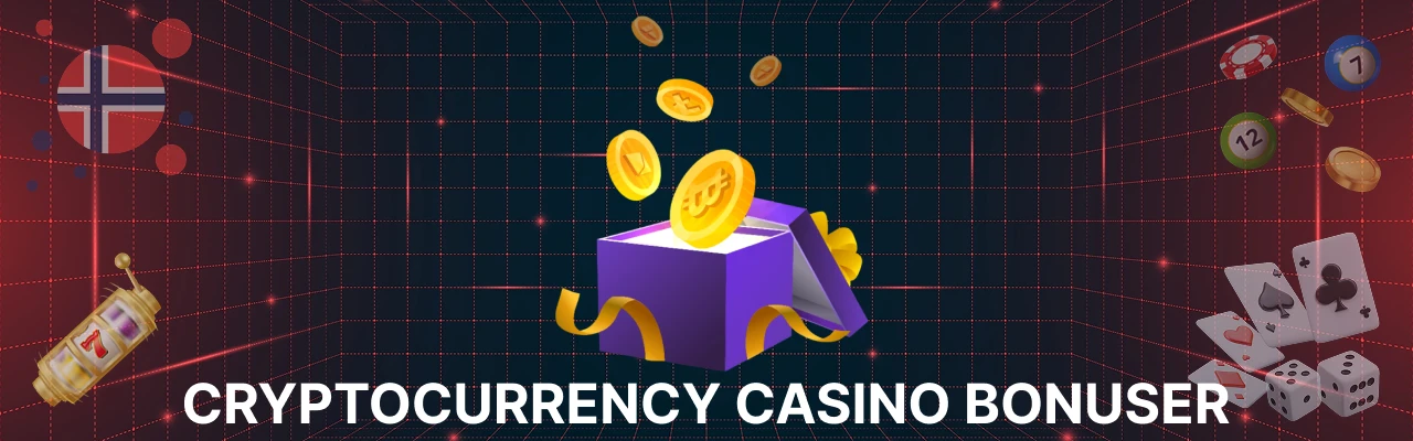 Online cryptocurrency casino bonuser