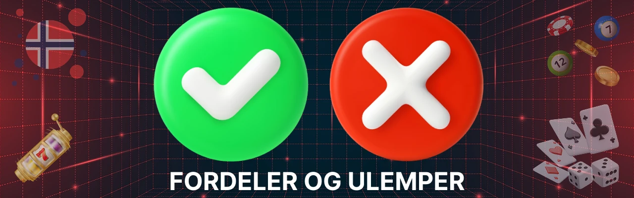 Fordeler og ulemper ved casino bonuser