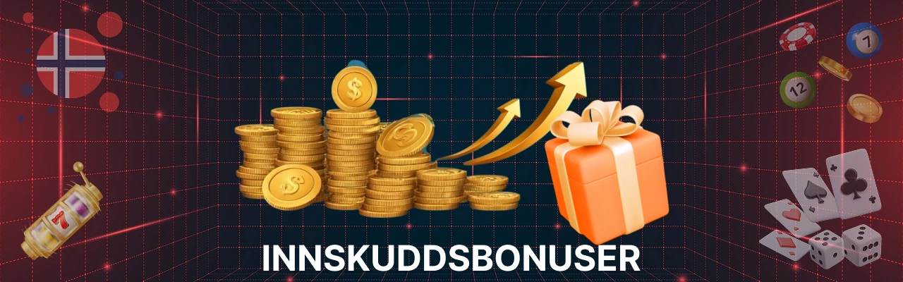Typer online casino innskuddsbonuser