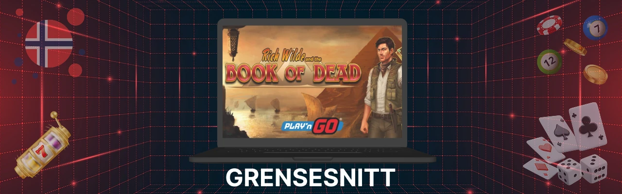 Brukeropplevelse og grensesnitt hos book of dead