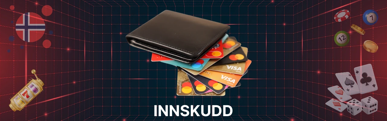 Innskudd med mastercard og visa casino