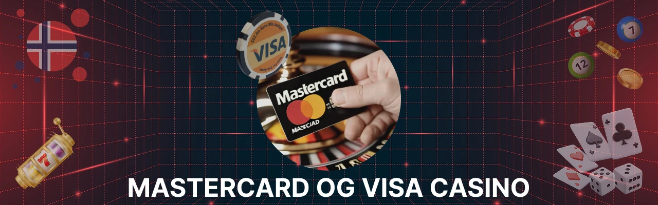 Mastercard og visa pâ online casinoer