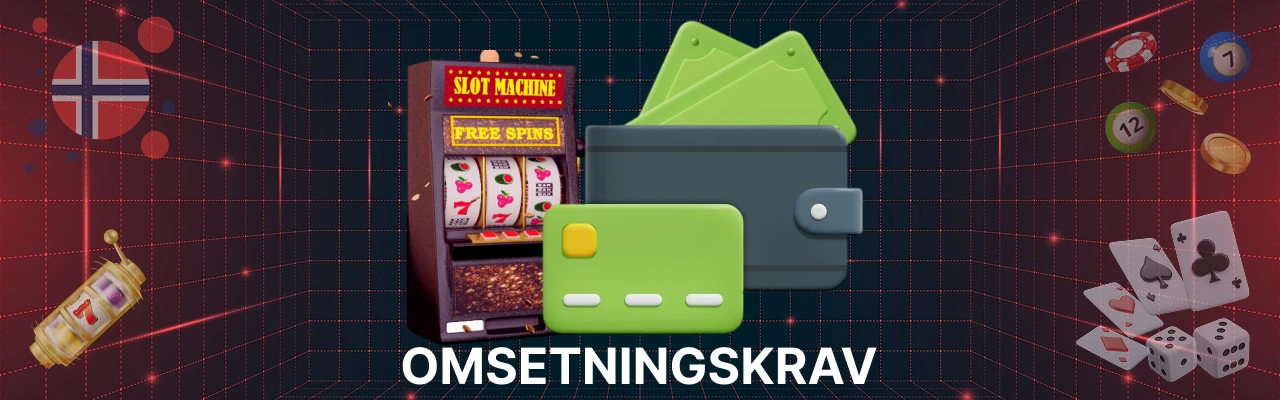 Omsetningskrav for gratisspinn uten innskudd