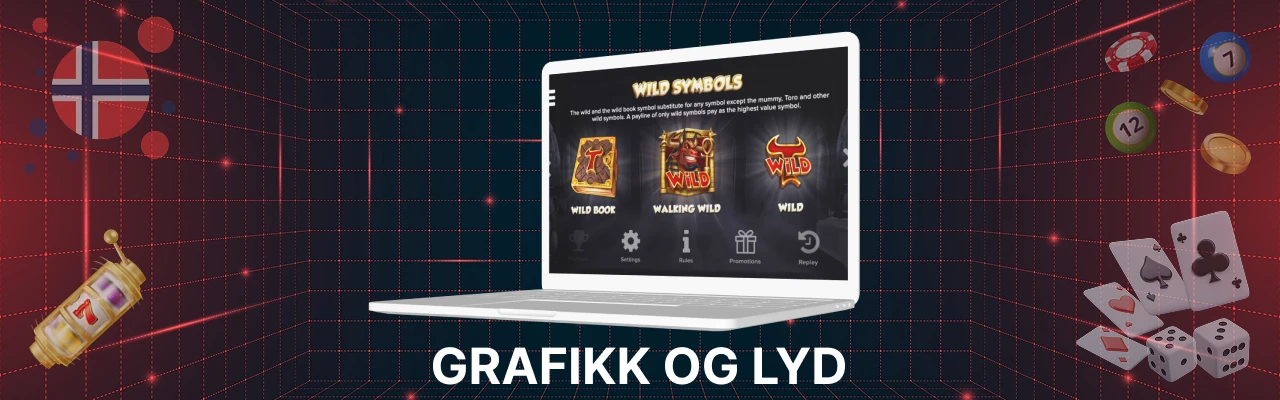Grafikk og lyd hos book of toro