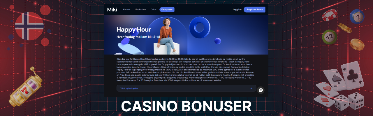 Miki casino bonuser