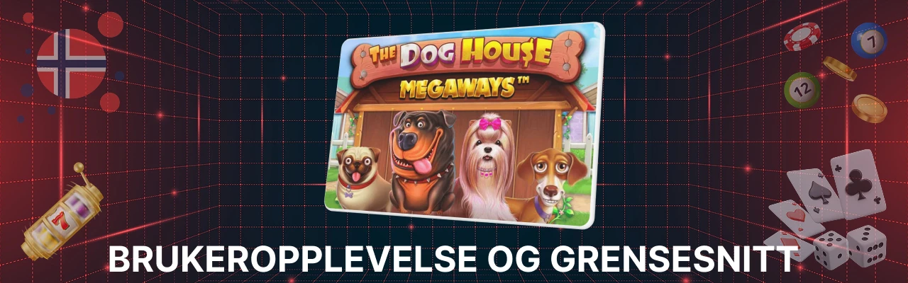 Brukeropplevelse og grensesnitt hos dog house megaways