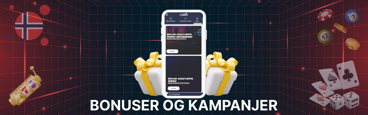 Bonuser for lilibetmobile brukere
