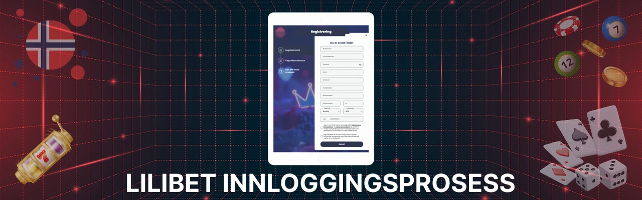 Lilibet innloggingsprosess