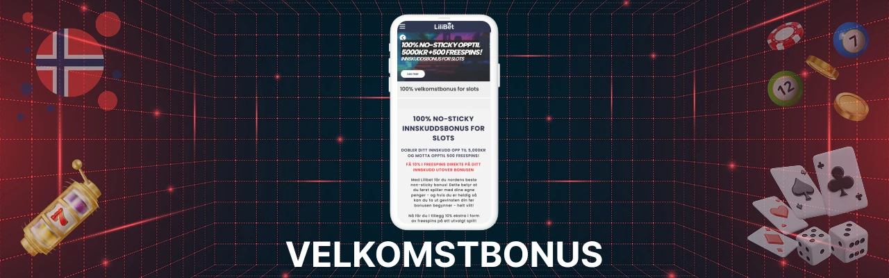 Lilibet velkomstbonus