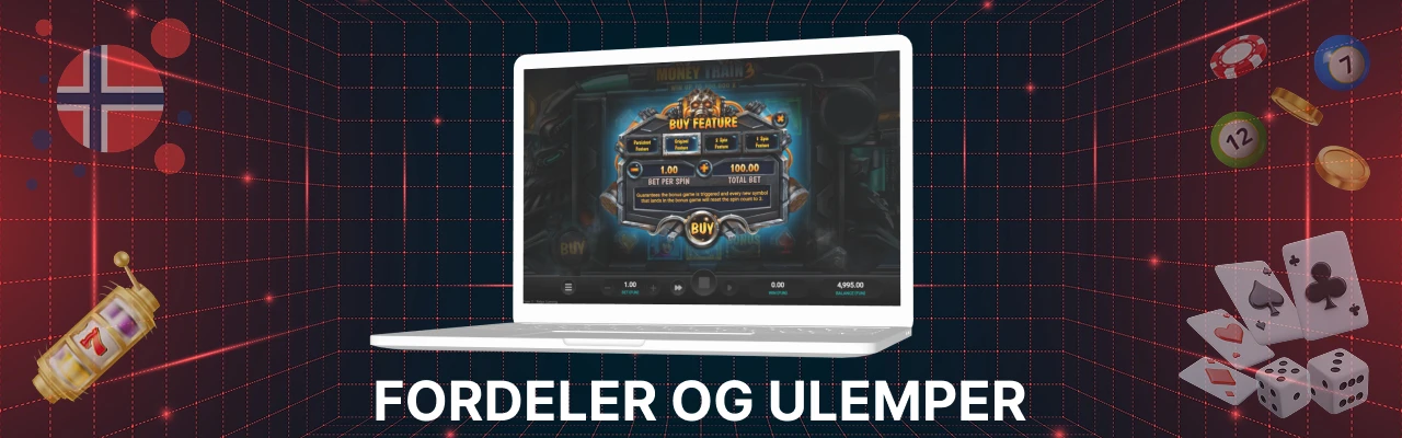 Money train 3 megaways fordeler og ulemper