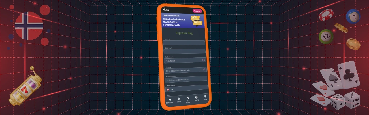 Registrer deg hos miki