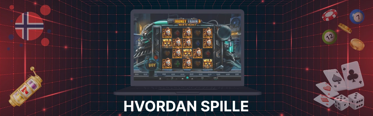 Spilleautomaten money train 3 i norge