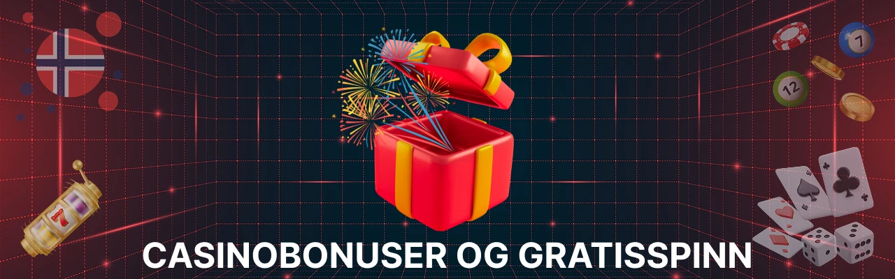 Norske casinobonuser og gratisspinn
