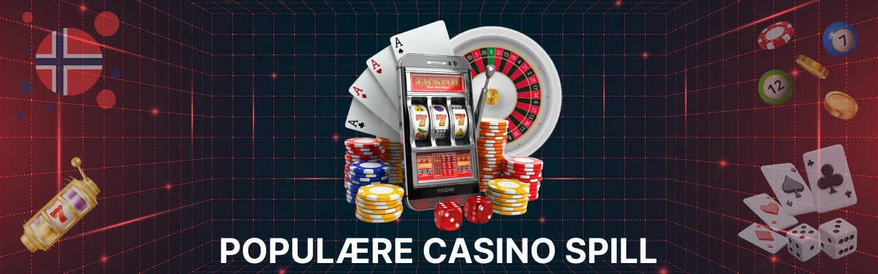 Populære norske casino spill