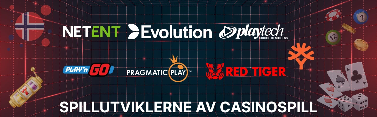 Beste spillutviklerne av casinospill