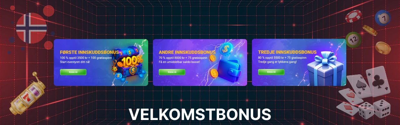 Velkomstbonus hos azurslot