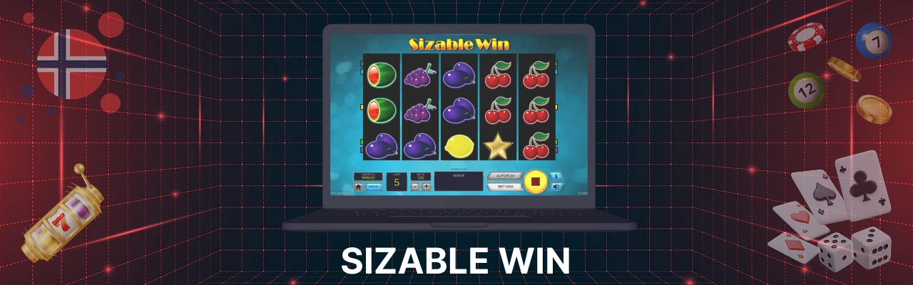 Norske casinoer med sizable win