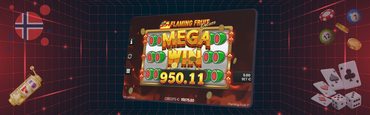 Spille flaming fruit