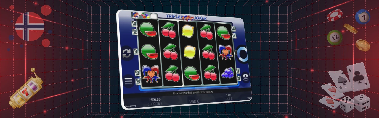 Spilleautomaten triple joker i norge