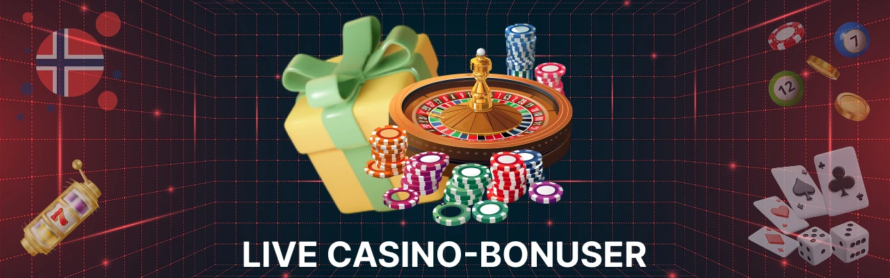 Live casino bonuser