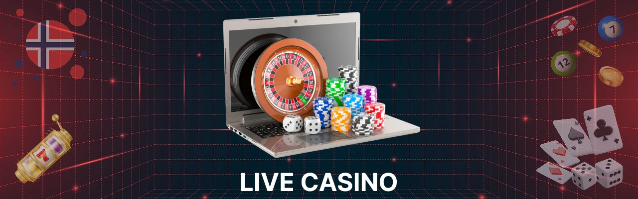 Live casino i norge