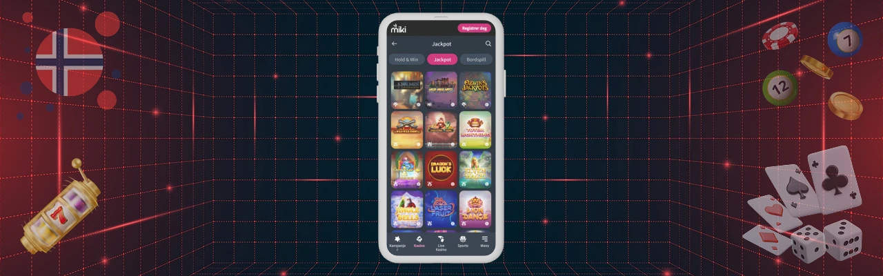 Jackpotspill hos nettcasinoer