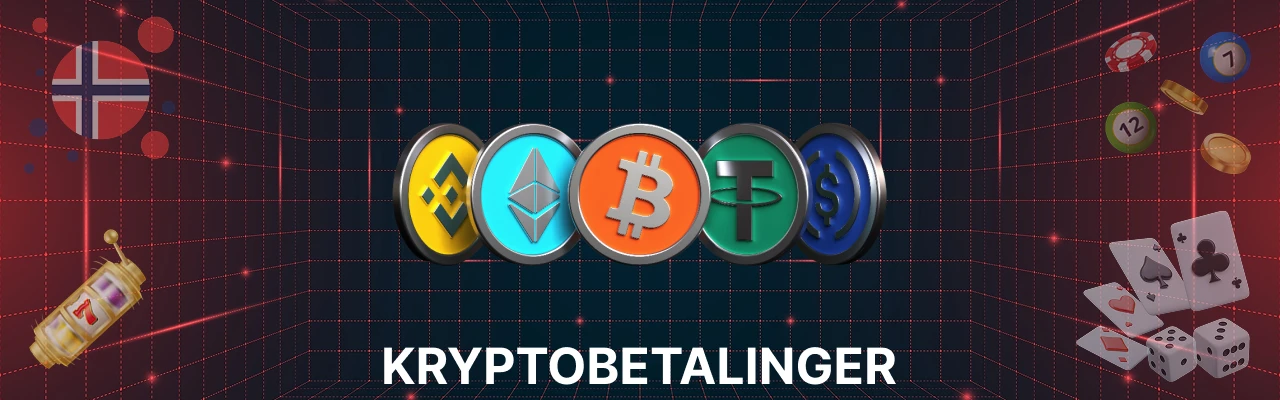 Kryptobetalinger i nettcasinoer