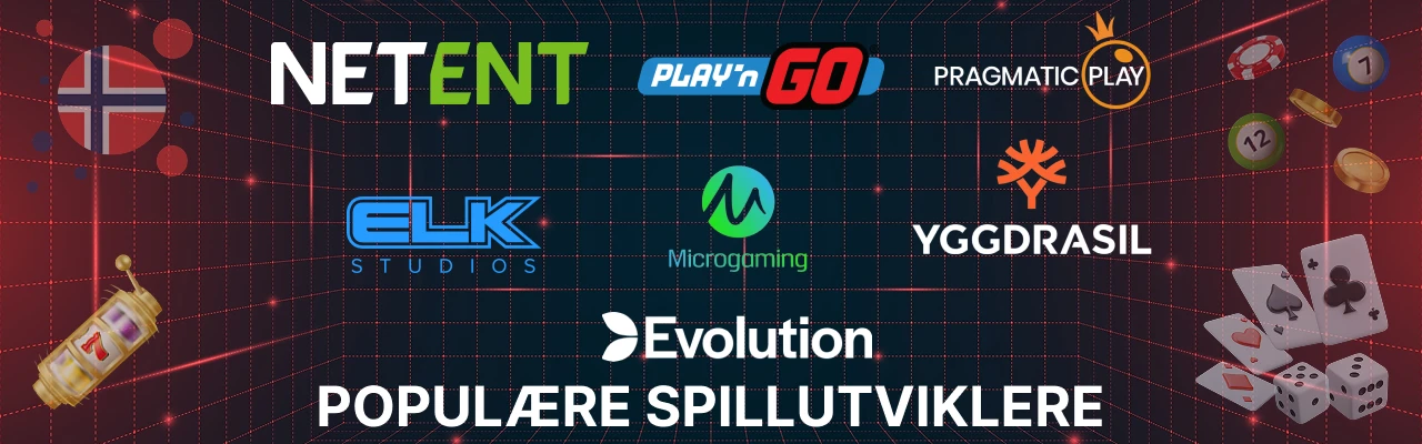 Populaere spillutviklere blant norske spillere