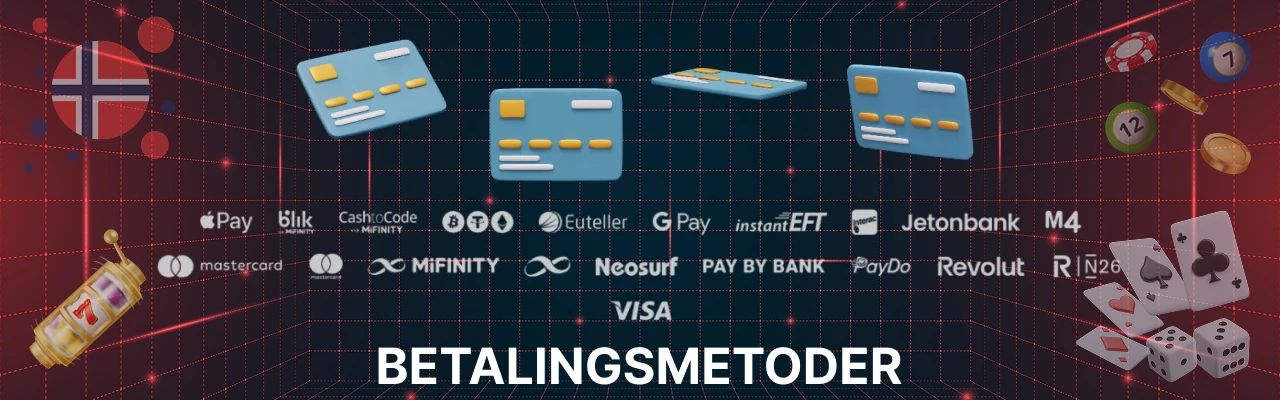 Betalingsmetoder hos lemon casino